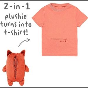 Cubcoats Flynn the Fox Plush Tshirt